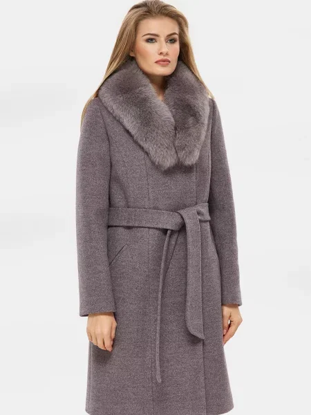 Danna ­ Пальто с утеплителем сіре