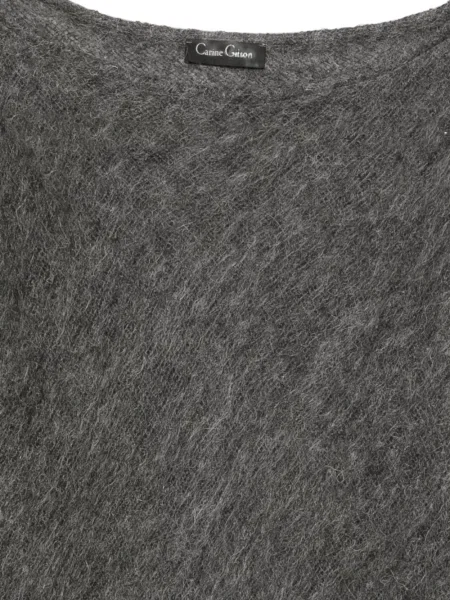 Lung pulover Carine Gilson de mohair gri