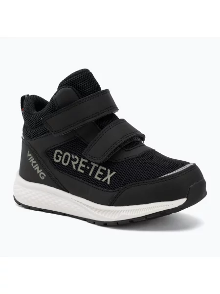 Детски обувки Viking Footwear Bouncy Mid 2V Gore-Tex черни