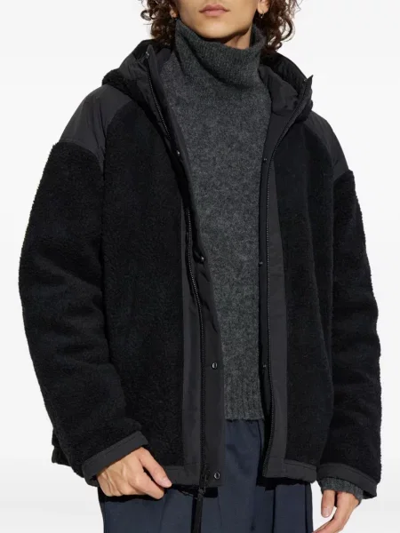 Geacă Canada Goose din fleece negru