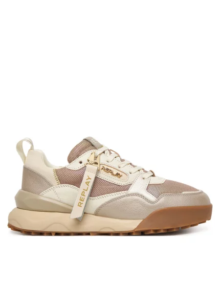 Sneakersy REPLAY beżowe