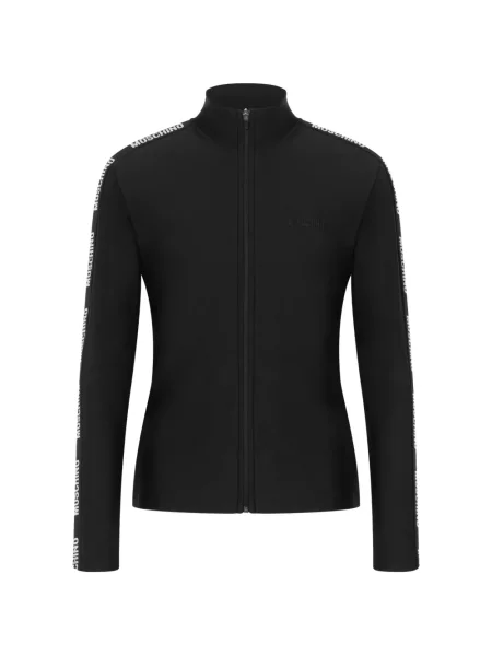 Hanorac cu fermoar Moschino cu autograf negru