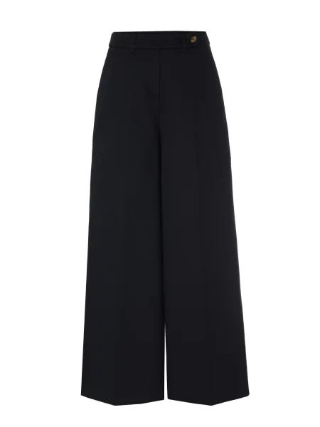TATUUM Pantaloni cu dungă Manikimia bleumarin
