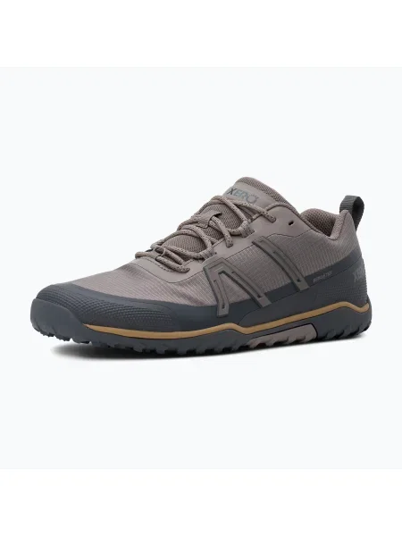 Férfi barefoot cipő Xero Shoes Scrambler Trail Low WP driftwood/asphalt. Méret: 41 EU barna