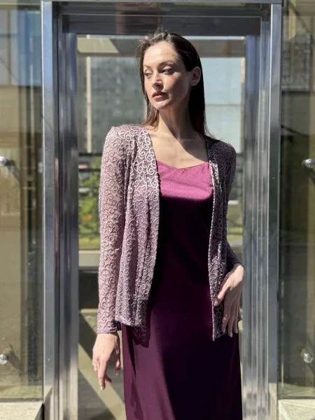 Жакет CAT ORANGE бузковий віскоза/поліестер помаранчевий