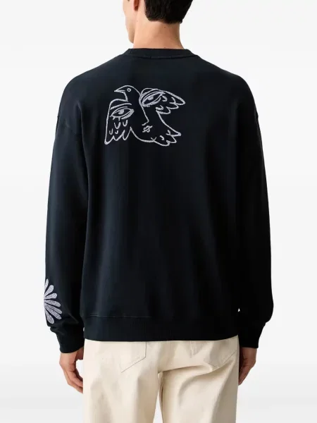 Megztinis Scotch & Soda apvaliu kaklu mėlyna
