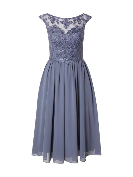 Laona Koktel haljina grafit siva