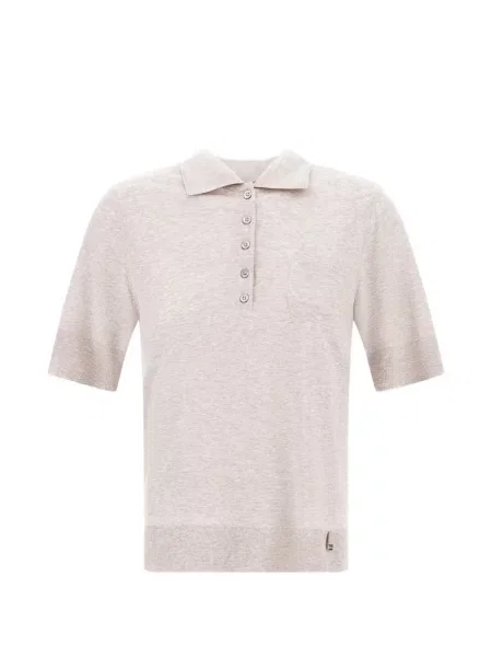 Tricou polo Herno tricotate