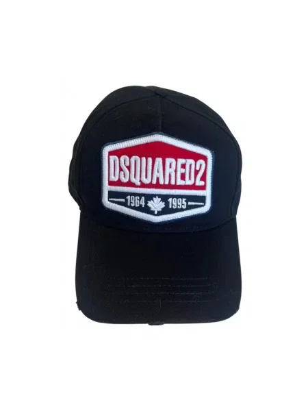 Czapka z daszkiem Dsquared2 czarna