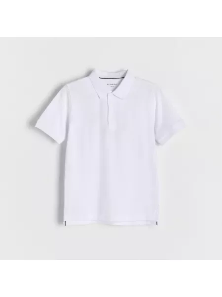Reserved Polo tričko bílá