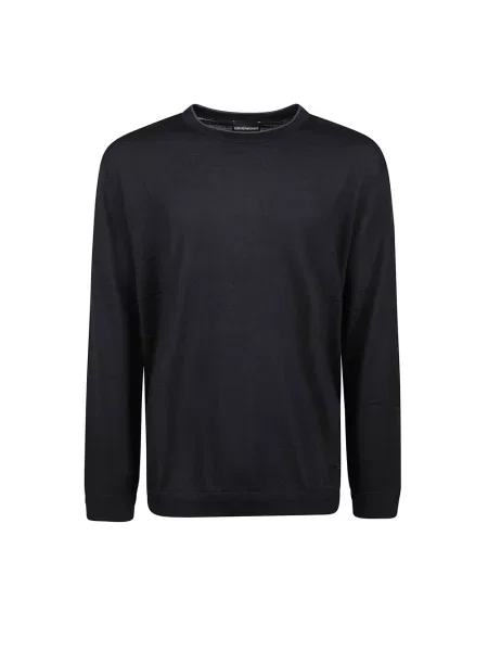 Sweter Emporio Armani niebieski