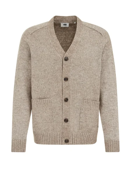 WE Fashion Geacă tricotată deschis maro