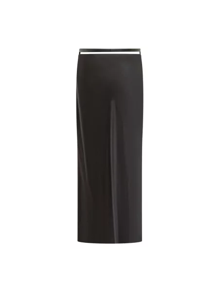 Satynowe spodnie Tom Ford czarne