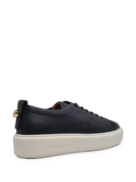 Sneakerși Henderson Baracco din piele cu platformă albastru