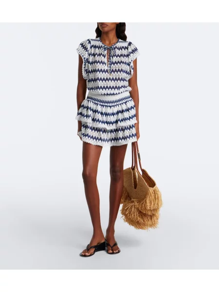 Rochie Melissa Odabash tricotate alb