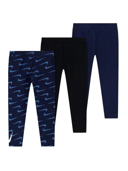 Nike Sportswear Leggings bleumarin / albastru regal / negru alb