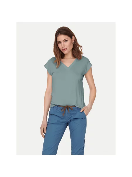 ONLY T-shirt Free Regular Fit zelena