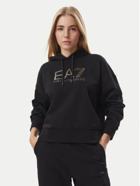 Emporio Armani komplet trenirka za žene s pamukom crna