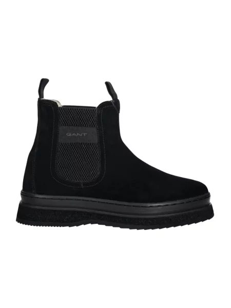 Buty do kostki Gant skórzane czarne