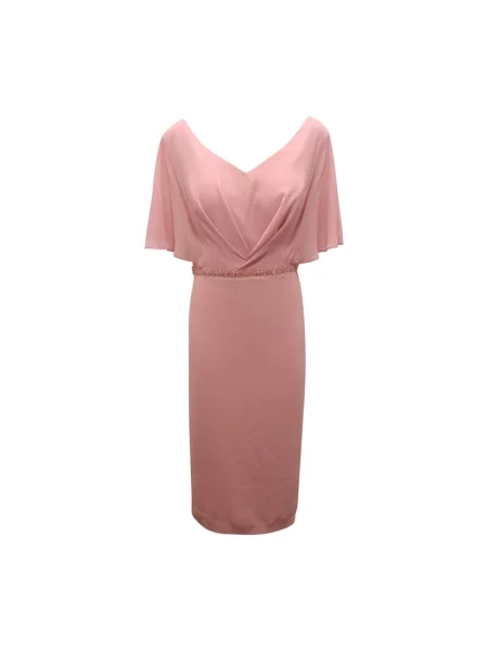 Sukienka Sandro Ferrone garniturowa różowa