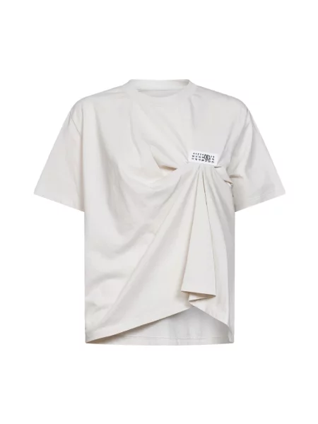 Koszulka Mm6 Maison Margiela z logo biała