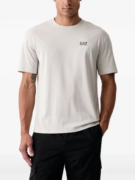 Tricou Ea7 Emporio Armani cu autograf gri