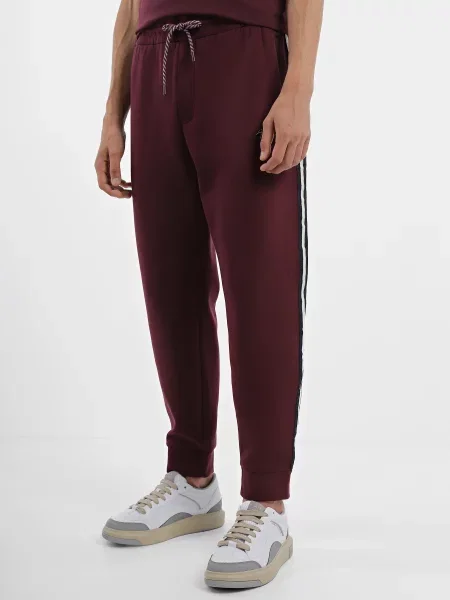 Armani Exchange Штани спортивні бордовий