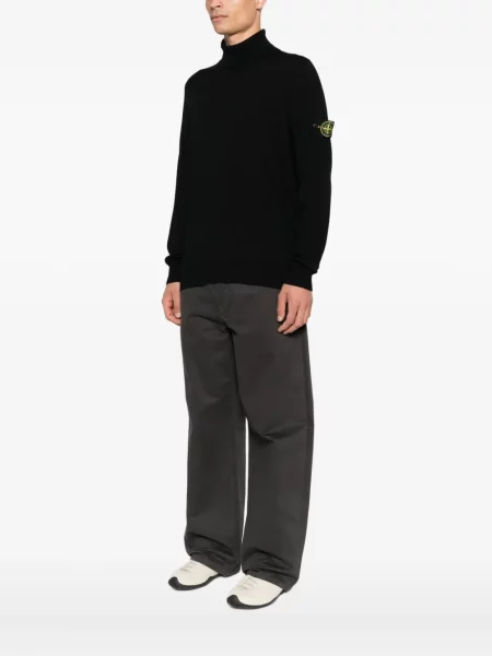 Pulover Stone Island cu strasuri negru
