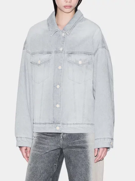 Джинсова куртка Armani Exchange блакитний