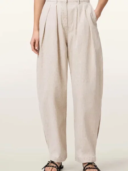 AllSaints pantaloni baggy pentru femei din BECCA bej