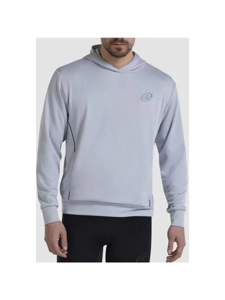 Bluza z kapturem Bullpadel Elian jasnoszary S szara