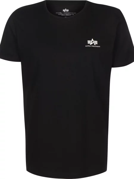 Alpha Industries pánske tričko Backprint black čierna