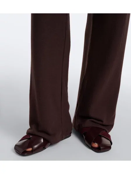 Pantaloni Velvet de catifea maro