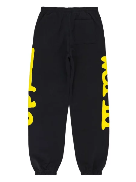 Pantaloni Sp5der alergare negru