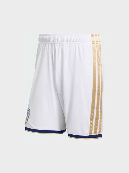 Переработанный спортивные шорты Adidas белые