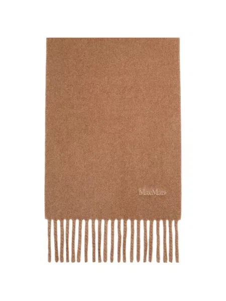 Fular Max Mara de lână maro
