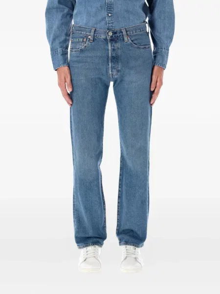 Straight fit džíny Levi's 501 modré