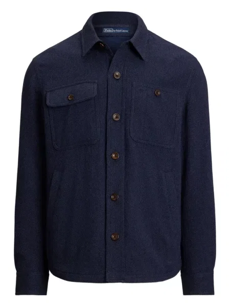 Șapcă Polo Ralph Lauren cu model herringbone din țesătură twill cu imagine albastru