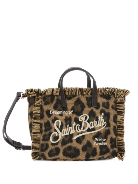Dětska shopper kabelka Mc2 Saint Barth hnědá