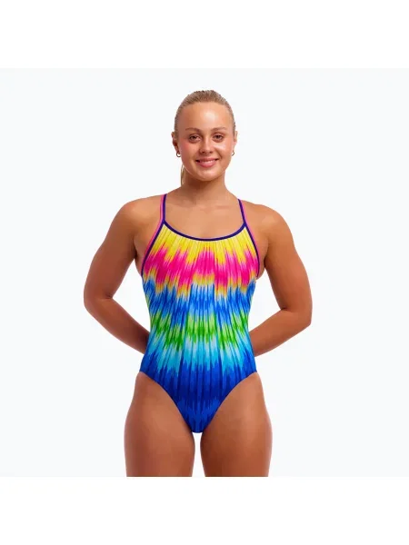 Дамски цял бански костюм Funkita Diamond Back One Piece fly time