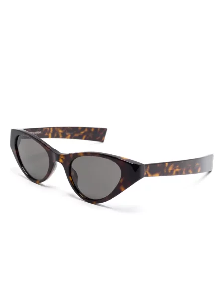 Saulės akiniai Saint Laurent Eyewear ruda