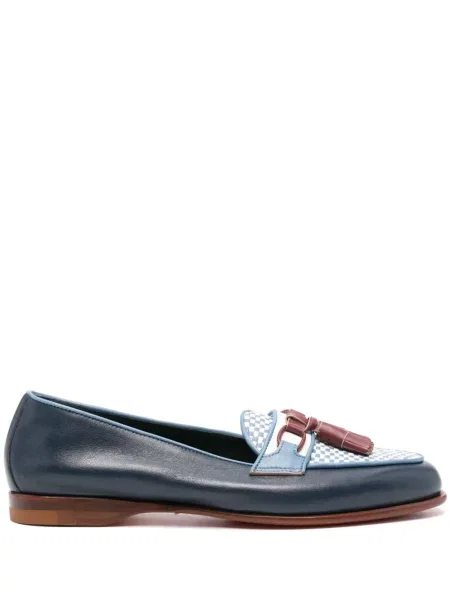 Pantofi loafer Santoni albastru