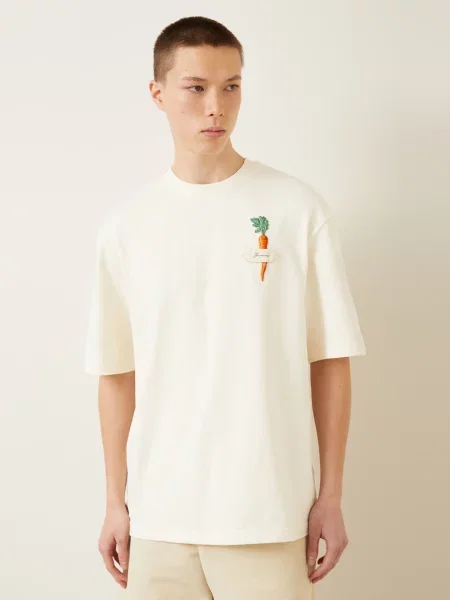 Jacquemus Tričko Le T-Shirt Carotte režná