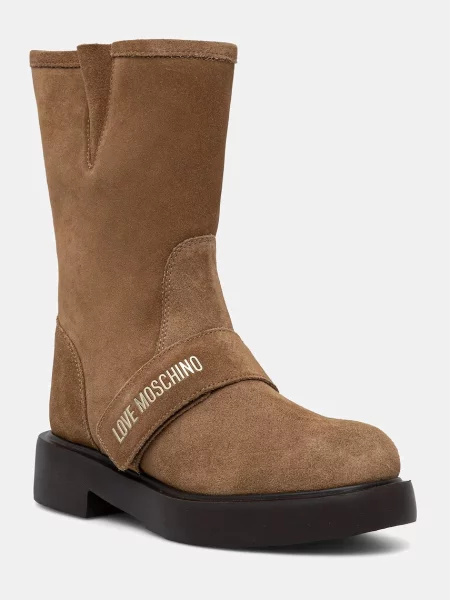 Botine LOVE MOSCHINO maro