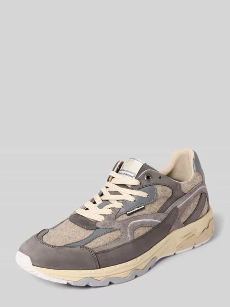 Sneakersy z mieszanki skóry i tkaniny model De Rezer' Floris Van Bommel