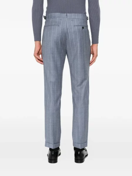 Pantaloni Berwich retro albastru