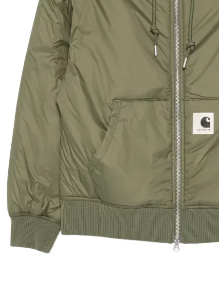 Geacă cu puf Carhartt Wip cu glugă verde
