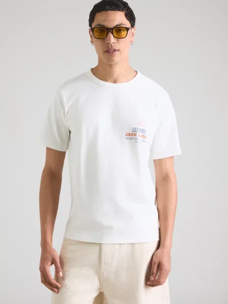 Jack & Jones Premium Tričko JPRBLUMAXWELL námornícka modrá / tmavočervená biela