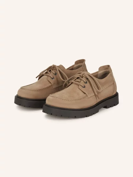 Półbuty Birkenstock zamszowe beżowe
