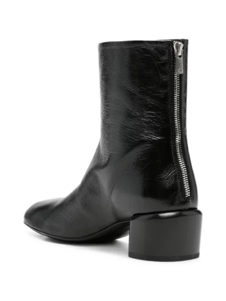 Cizme scurte Officine Creative din piele negru